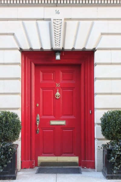 Red Frint Door